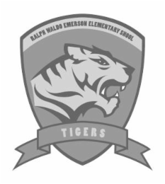 RALPH WALDO EMERSON ELEMENTARY SHOOL TIGERS logo