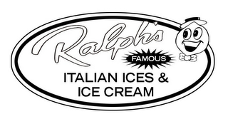 RALPH'S FAMOUS ITALIAN ICES & ICE CREAM logo