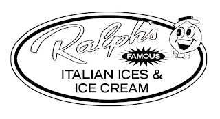 RALPH'S FAMOUS ITALIAN ICES & ICE CREAM logo