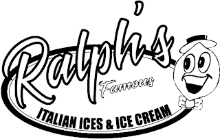 RALPH'S FAMOUS ITALIAN ICES & ICE CREAM logo
