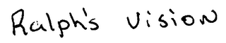 RALPH'S VISION logo