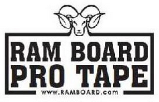 RAM BOARD PRO TAPE WWW.RAMBOARD.COM logo