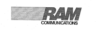 RAM COMMUNICATIONS logo
