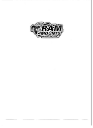 RAM MOUNTS MADE IN USA logo