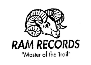 RAM RECORDS "MASTER OF THE TRAIL" logo