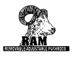 RAM REMOVABLE ADJUSTABLE PUSHRODS