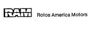 RAM ROTOS AMERICA MOTORS logo