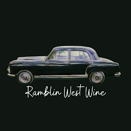 RAMBLIN WEST WINE logo