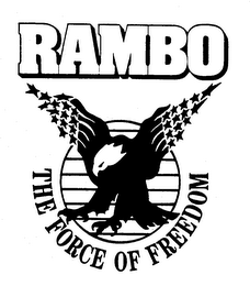 RAMBO THE FORCE OF FREEDOM logo