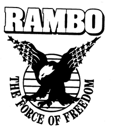 RAMBO THE FORCE OF FREEDOM logo
