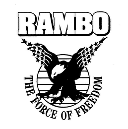 RAMBO THE FORCE OF FREEDOM logo