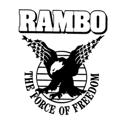 RAMBO THE FORCE OF FREEDOM logo
