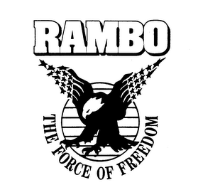 RAMBO THE FORCE OF FREEDOM logo