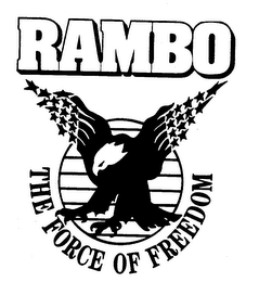 RAMBO THE FORCE OF FREEDOM logo