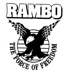 RAMBO THE FORCE OF FREEDOM logo