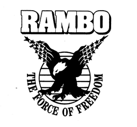 RAMBO THE FORCE OF FREEDOM logo