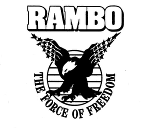 RAMBO THE FORCE OF FREEDOM logo