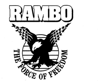 RAMBO THE FORCE OF FREEDOM logo