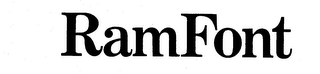 RAMFONT