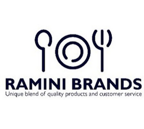RAMINI BRANDS UNIQUE BLEND OF QUALITY PRODUCTS AND CUSTOMER SERVICE logo