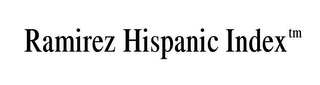 RAMIREZ HISPANIC INDEX logo