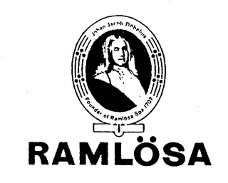 RAMLOSA JOHAN JACOB DOBELIUS FOUNDER OF RAMLOSA SPA 1707 logo