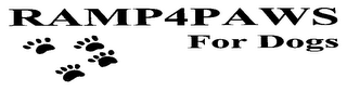 RAMP 4 PAWS FOR DOGS logo