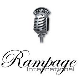 RAMPAGE RAMPAGE INTERNATIONAL logo