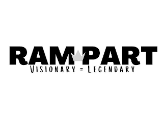 RAMPART VISIONARY=LEGENDARY logo
