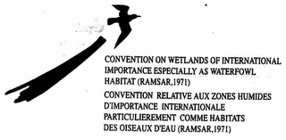 RAMSAR CONVENTION ON WETLANDS OF INTERNATIONAL IMPORTANCE ESPECIALLY AS WATERFOWL HABITAT (RAMSAR,1971) CONVENTION RELATIVE AUX ZONES HUMIDES D'IMPORTANCE INTERNATIONALE PARTICULIEREMENT COMME HABITATS DES OISEAUX D'EAU (RAMSAR,1971) logo