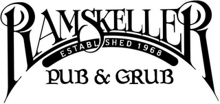 RAMSKELLER PUB & GRUB ESTABLISHED 1968 logo