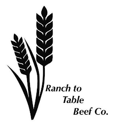 RANCH TO TABLE BEEF CO. logo