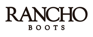 RANCHO BOOTS logo