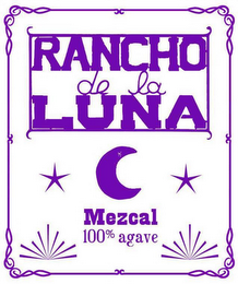 RANCHO DE LA LUNA MEZCAL 100% AGAVE logo