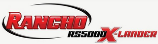 RANCHO RS5000 X-LANDER logo