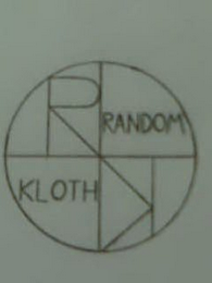 RANDOM KLOTH R K logo