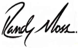 RANDY MOSS. logo