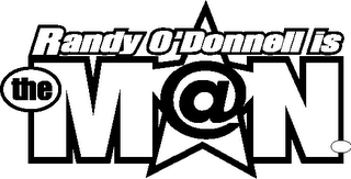 RANDY O'DONNELL IS THE M@N logo