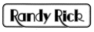 RANDY RICK logo