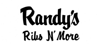 RANDY'S RIBS N' MORE logo