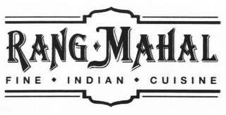 RANG MAHAL FINE INDIAN CUISINE logo