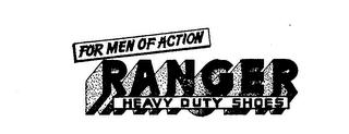 RANGER FOR MEN OF ACTION HEAVY DUTY SHOES logo