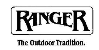 RANGER THE OUTDOOR TRADITION. logo