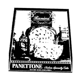 RANIERI PANETTONE ITALIAN SPECIALTY CAKE logo