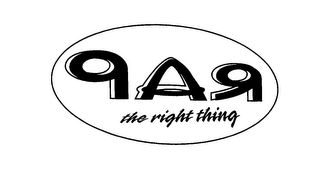 RAP THE RIGHT THING logo