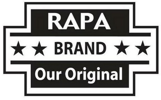 RAPA BRAND OUR ORIGINAL logo