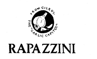 RAPAZZINI THE "GARLIC CAPITOL" FROM GILROY logo