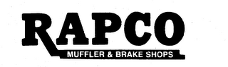 RAPCO MUFFLER & BRAKE SHOPS logo