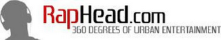 RAPHEAD.COM 360 DEGREES OF URBAN ENTERTAINMENT logo