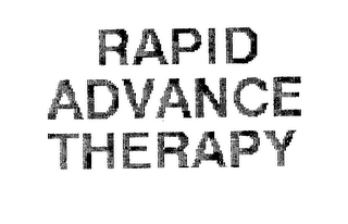 RAPID ADVANCE THERAPY logo